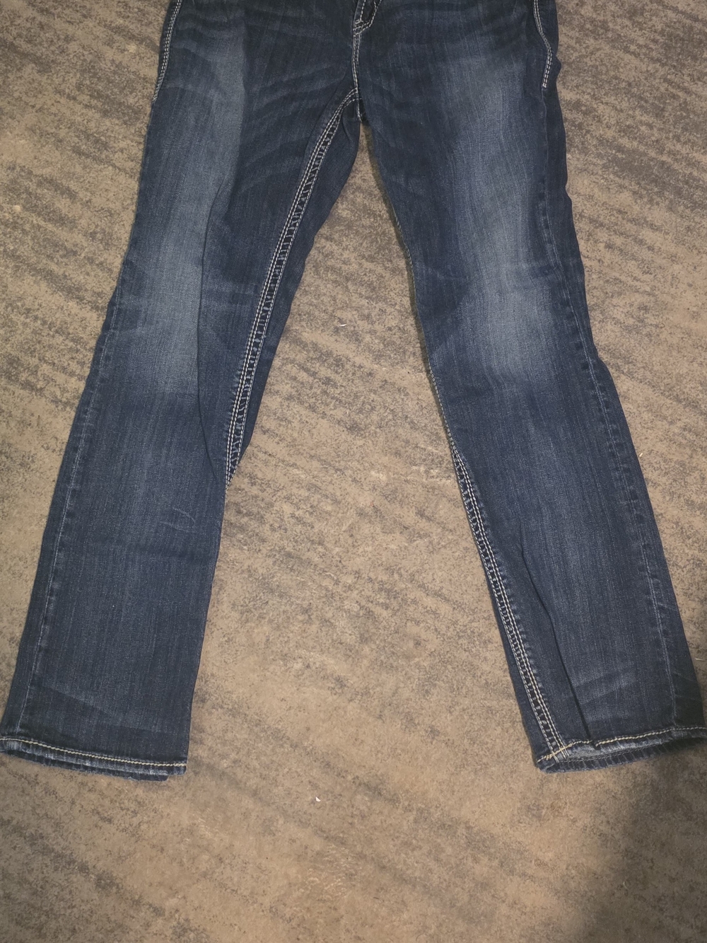 Silver Jeans Women's Straight-Leg Dark Blue Jeans